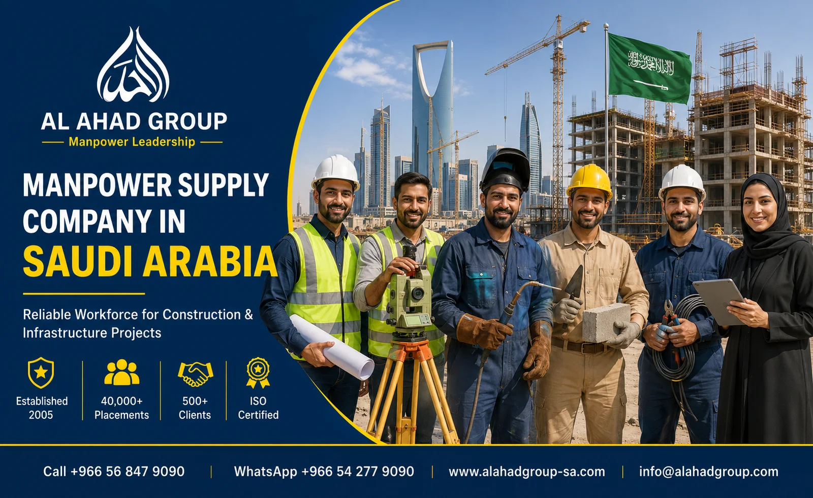 AL AHAD GROUP manpower supply team supporting employers in Jeddah, Saudi Arabia