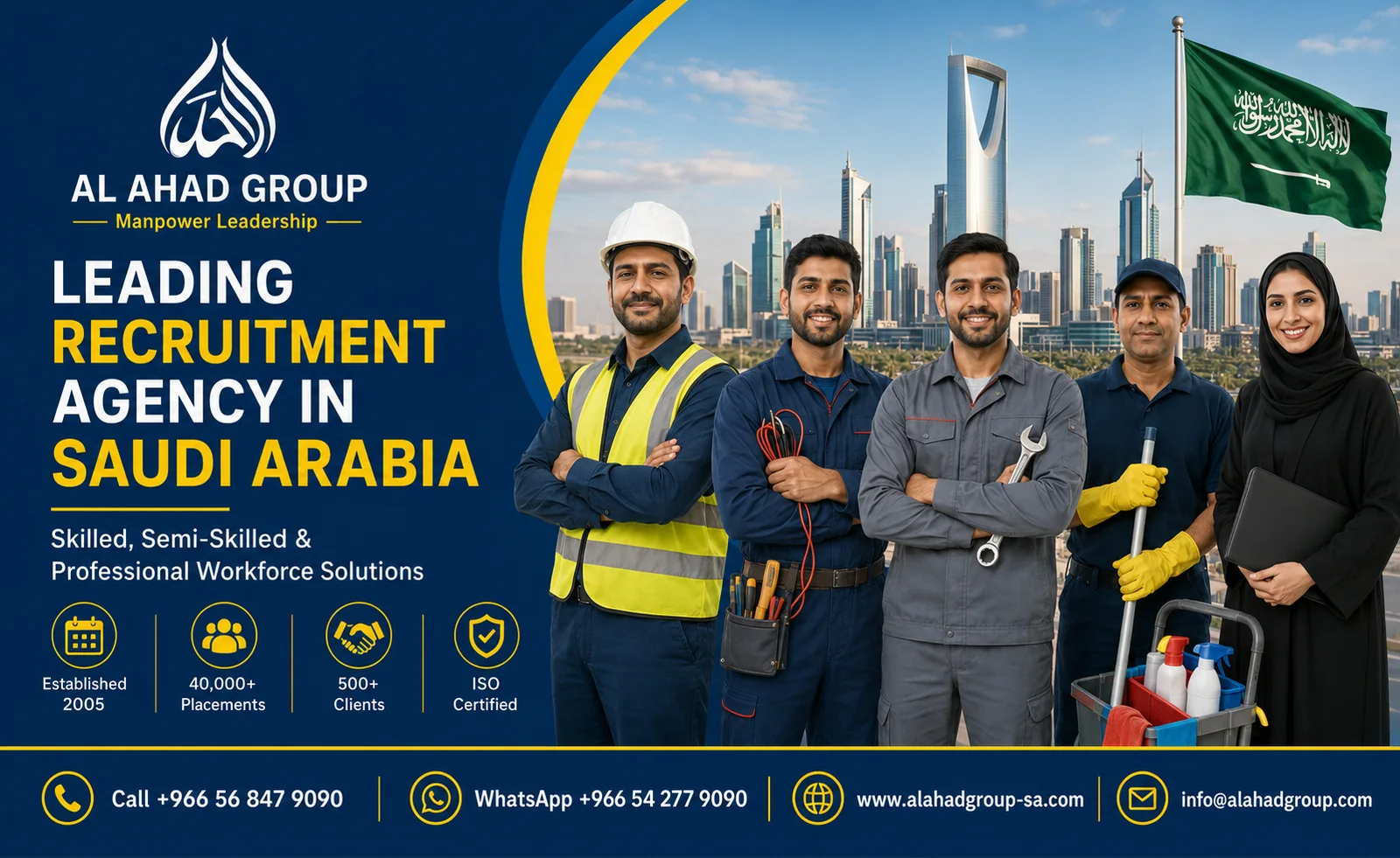 AL AHAD GROUP workforce outsourcing team supporting employers in Jeddah, Saudi Arabia